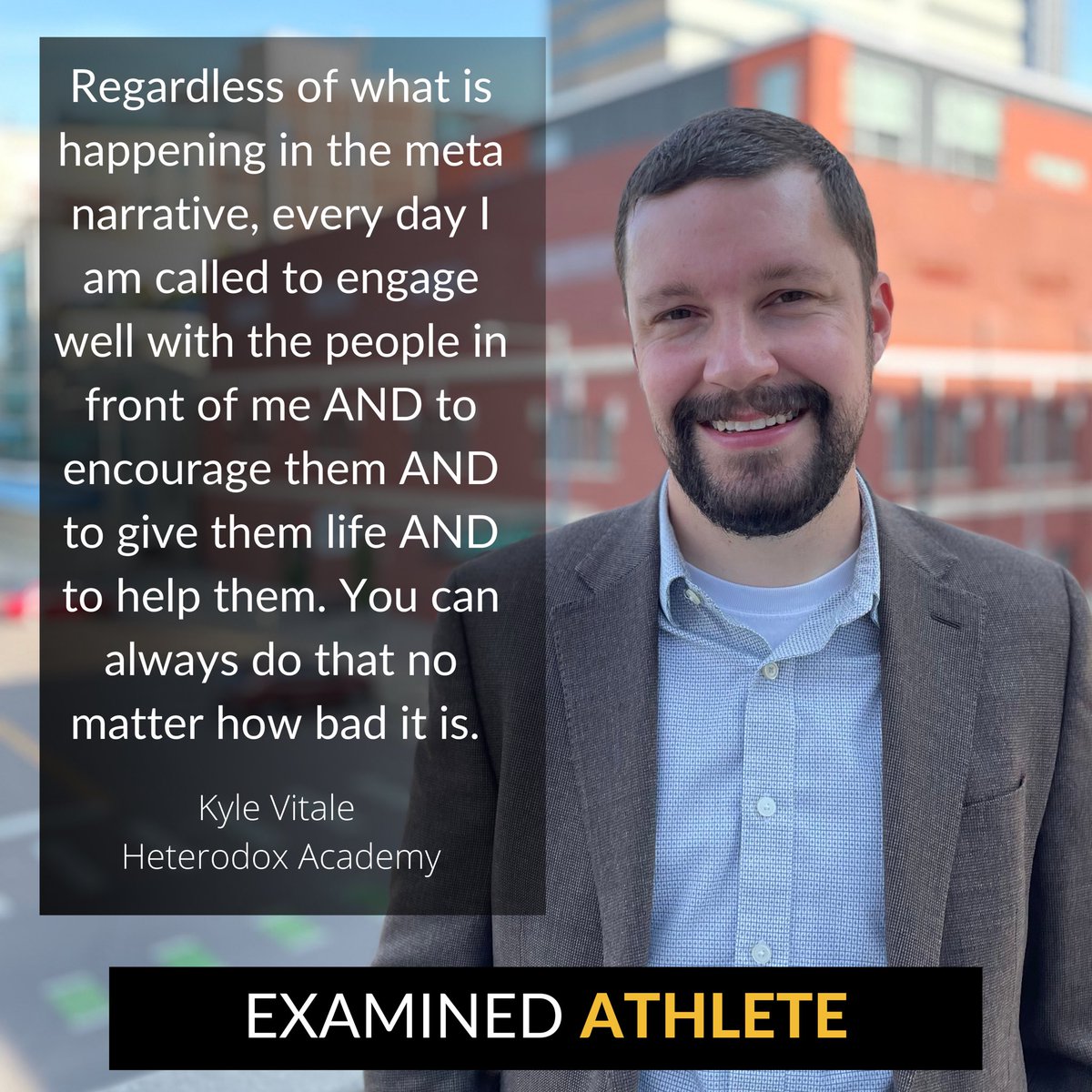 Timely wisdom from @kylesebvitale of <a href="/HdxAcademy/">Heterodox Academy</a>.  Learn more about engaging well with intellectual opponents in this week’s conversation.  LINK IN BIO! SHARE!

#HeterodoxAcademy #openinquiry #viewpointdiversity #constructivedisagreement #trust #orthodoxy #freespeech <a href="/JonHaidt/">Jonathan Haidt</a>