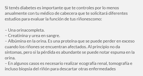Wiki_Cardio's tweet photo. Anticipate a la disfunción renal, controlá la diabetes https://t.co/khUl5sKqp3