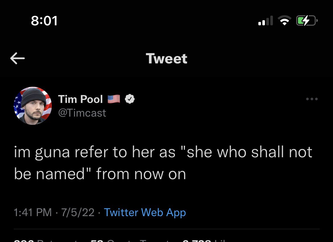 ZestySpiderman's tweet photo. I’m gonna refer to Tim Pool as an asshole who purposely does shit like this to misgender people and circumvent the Twitter TOS https://t.co/YsN24VuZwI