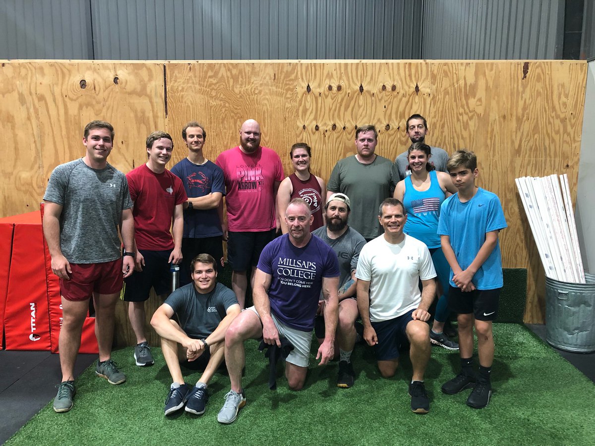 Just got this pic from Dr.  <a href="/milesvvanpelt/">Miles Van Pelt</a>. Some of our Summer Language students, and <a href="/jvfesko/">jvfesko</a> &amp; <a href="/pearce_cl/">CL Pearce</a>, joined him for <a href="/CrossFit/">CrossFit</a> at 6 this AM. Come to <a href="/RTSJackson/">RTS Jackson</a>, learn the biblical languages, and get shredded 😉.