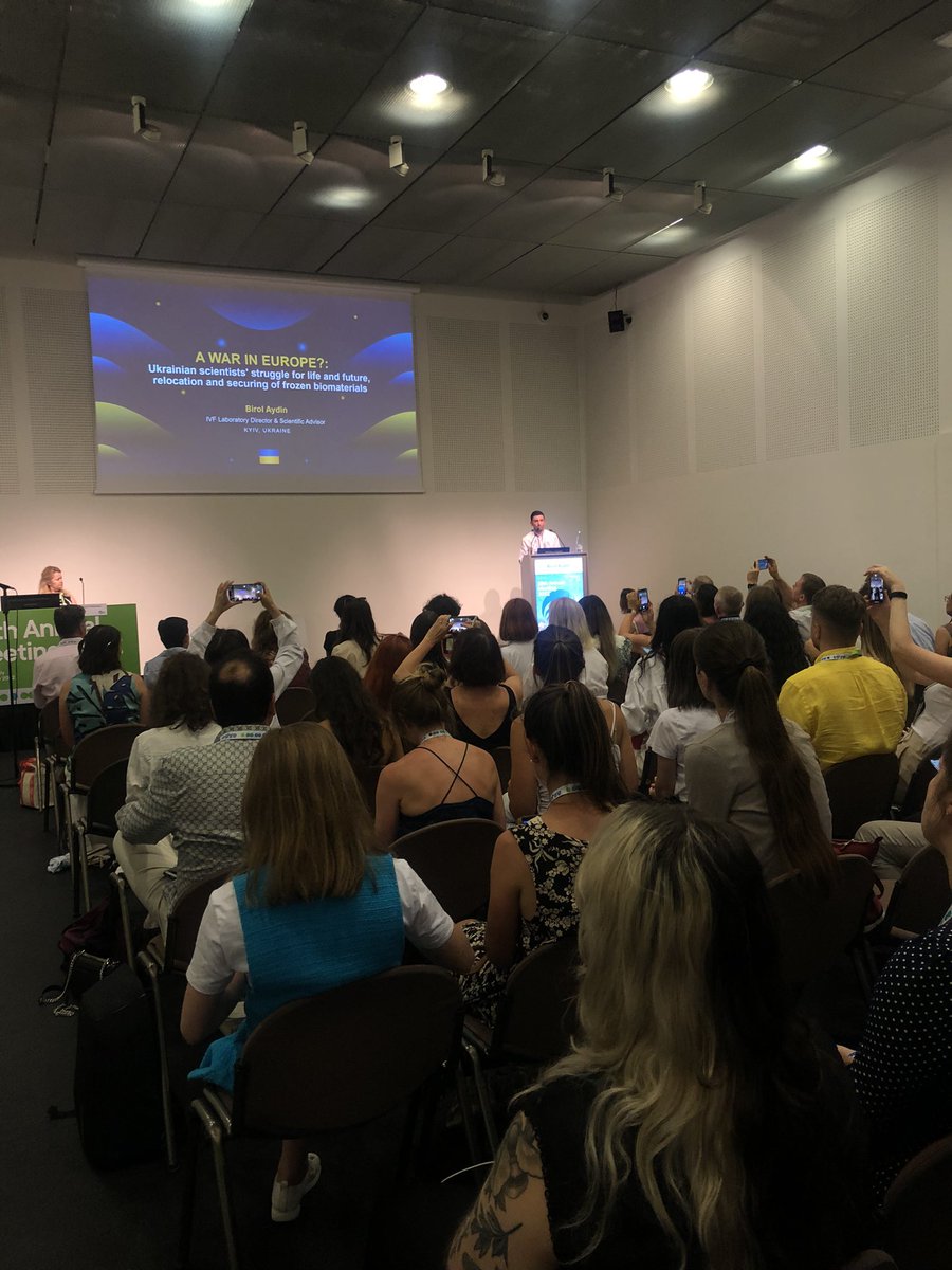 Session 97 : ART in times of war in Europe 🇺🇦 is beginning now ! 

#ESHRE2022 @theESHRE5 @ESHRE