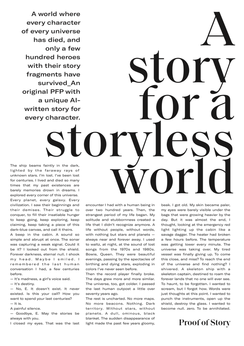 Proof of Story tweet media