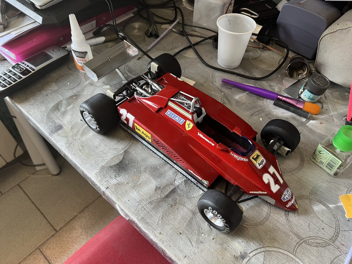 F1_SCALE_MODEL's tweet photo. Ferrari 126C2 scale 1/12 wip 90% now trasparent decal for the 100% (Good Year) raw #3d #3dmodel #3Dprinting #3dprint #model #models #modeling #wip #gilles #ferrari #Formula1 #FormulaOne #villeneuve #gp #f1sm #make #Scuderiaferrari #oldcar #car #rosso27 #decal #decals https://t.co/sccy2eE7rf