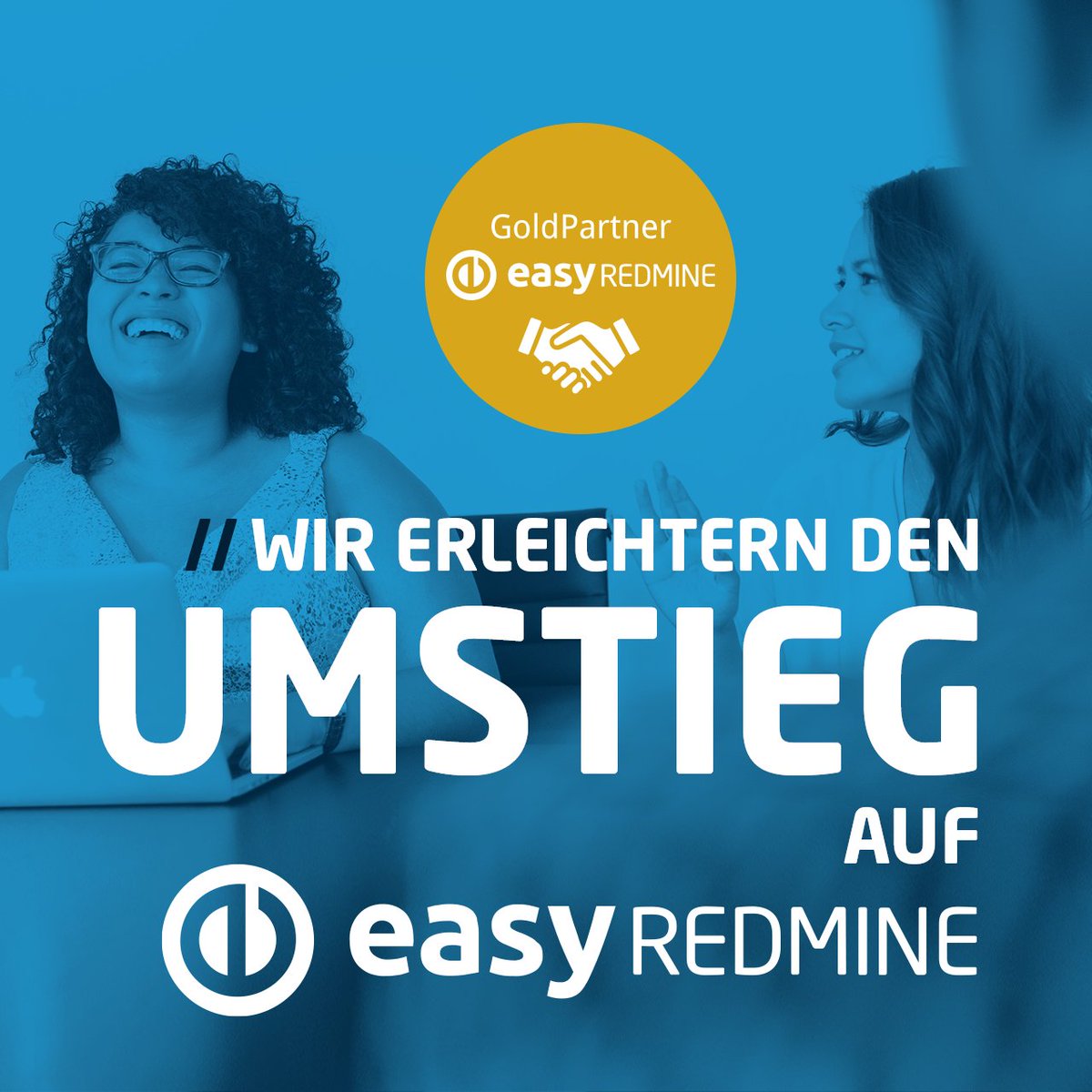 cloudogu's tweet image. Einfacher Umstieg auf die moderne Projektmanagement-Lösung @EasyRedmine – von der Modulauswahl über die Installation hin zu Schulungen.
Lassen Sie sich vom #EasyRedmine Gold-Partner beraten!
partner.cloudogu.com/de/easyredmine/