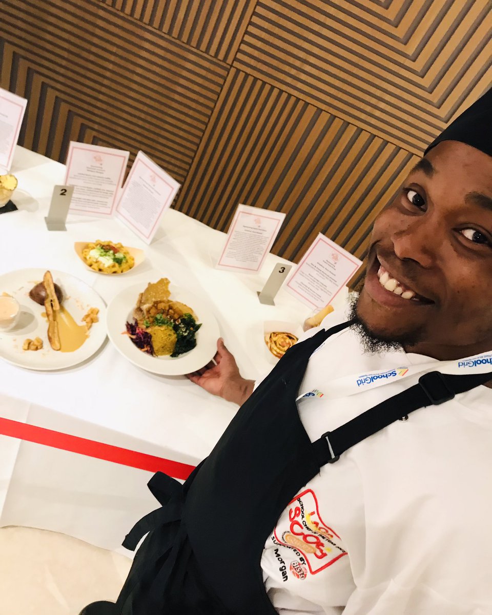 You can see the relief - looking good Chef! Results tomorrow night 🤞 @TorridonPrimary <a href="/LewishamCouncil/">Lewisham Council</a> @LewishamYCP0 <a href="/Chartwells_UK/">Chartwells Schools</a> <a href="/LACA_UK/">LACA</a>
