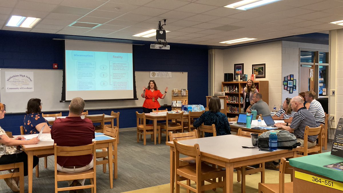 Thanks <a href="/Emily_Stains413/">Emily Stains</a> and <a href="/Canning_2ndLit/">Caroline Canning</a> for digging into MAP testing with the HS principals this morning.