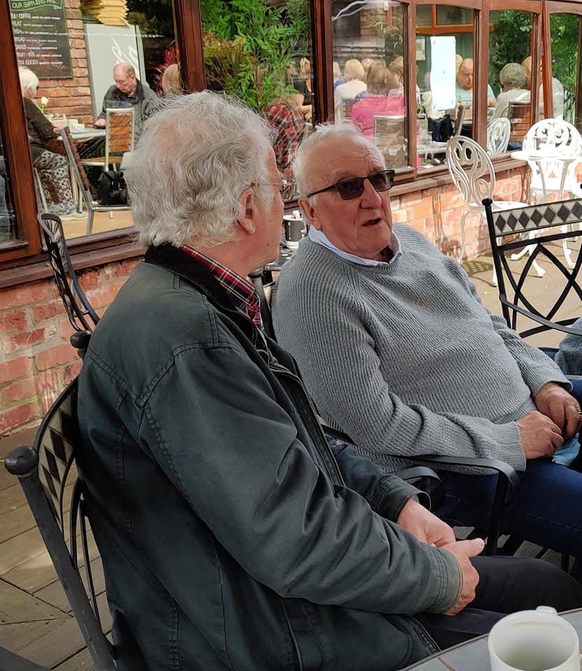 CNSGynaeSNHSFT's tweet photo. A little throw back to our gynae oncology support meeting. After many zoom meetings throughout the pandemic, we were happy to celebrate our 9th anniversary face to face at the lovely Golden Days Garden Centre. https://t.co/u3DOblgoz8