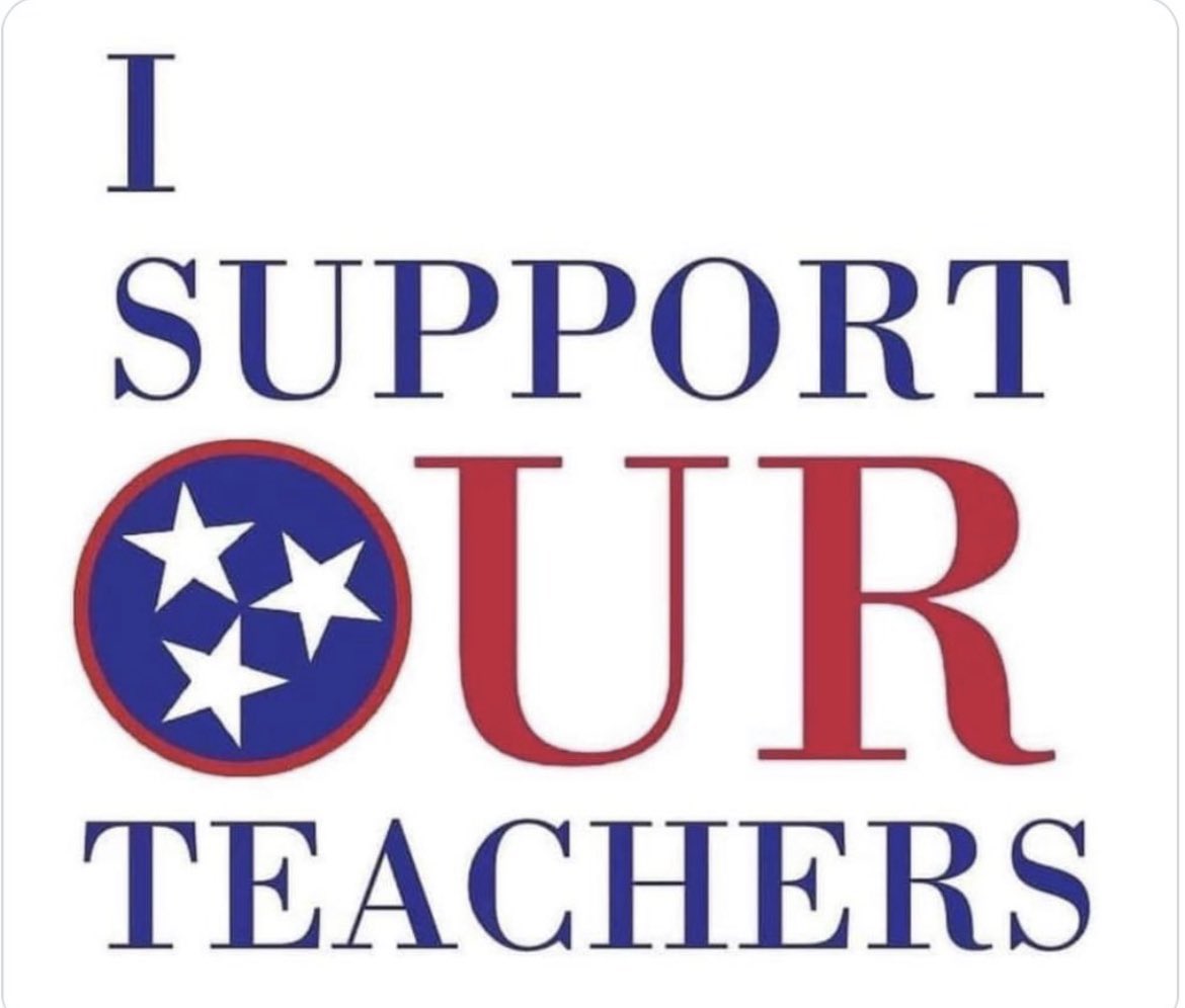 I wouldn’t be who I am today without the influence of amazing teachers. I’m proud to be a teacher and support my  colleagues. Thanks for educating and impacting our future.