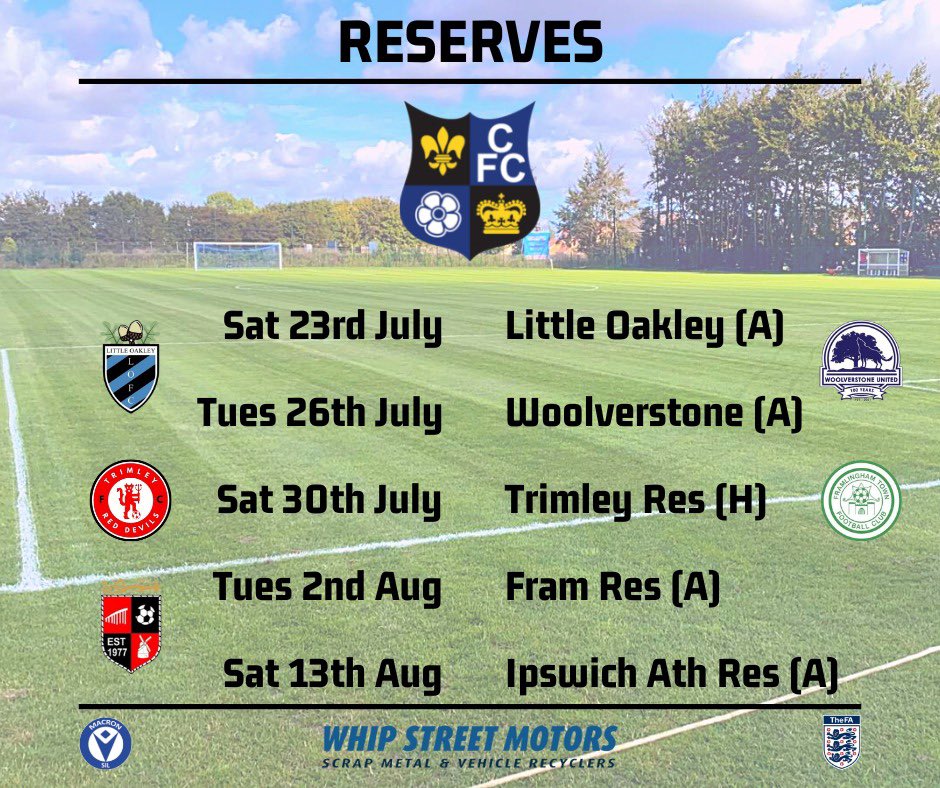 The Reserves friendlies look like this 💙🖤 <a href="/whipstreet/">Whip Street Motors</a> #Friendlies