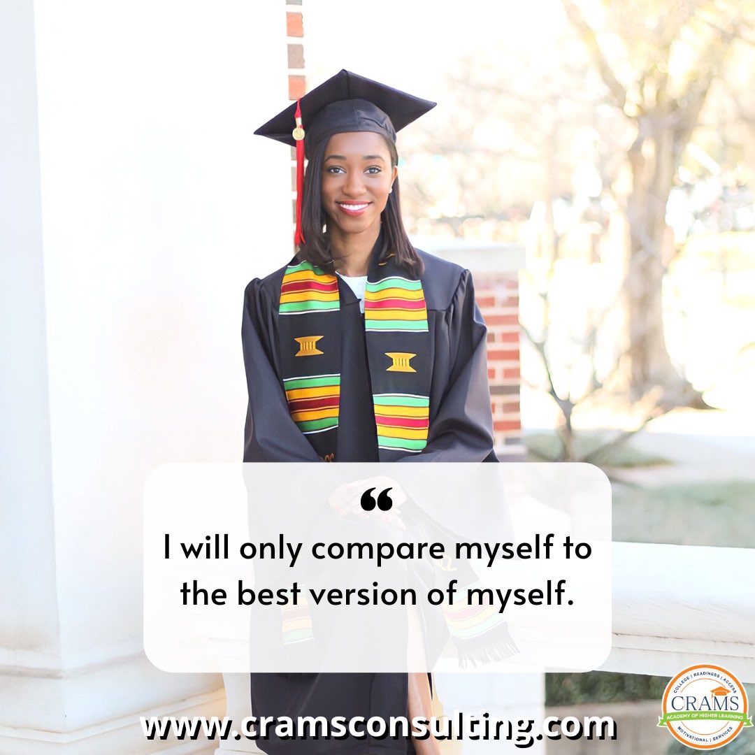 CRAMSconsulting's tweet photo. Don’t compare yourself to others. 
•
•
•
#dailyaffirmations #morningmotivation #wednesdaywisdom https://t.co/LCgmsFlikW