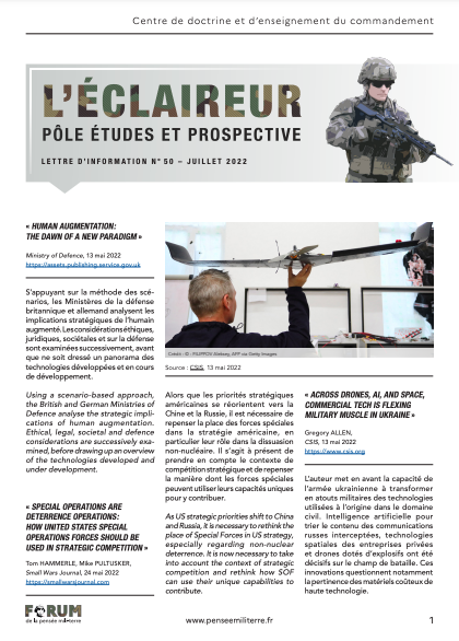 #Publication📃⎮Guerre en Ukraine, Barkhane, intelligence artificielle, OSINT... Retrouvez tous les sujets de l'Éclaireur du mois de juillet en cliquant sur ce lien➡️fr.calameo.com/read/005141509…