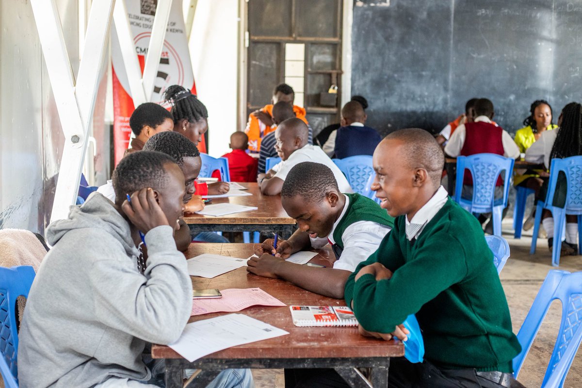 Secondary scholars academic assessment and support program led by our Post-secondary scholars & @CmetrustAlumni at the ongoing July school-break program in #Mathare. 

#CMETrustSchoolBreak #SDG4 #SDG5 #Mentorship #RoleModels