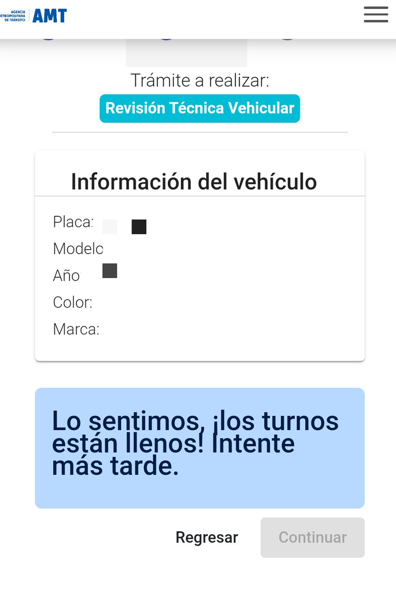 yerovi84's tweet photo. @AMT_Quito @QuitoInforma @RMunicipalFM @el_telegrafo @EcuavisaInforma @eluniversocom @elcomerciocom @lahoraecuador @infoparati @comunidadquito No funciona bien su servicio de turnos, deberían dar prioridad a las placas 1 y 2, sin embargo solo aparece que no existen turnos disponibles https://t.co/cFNsPaJbWK