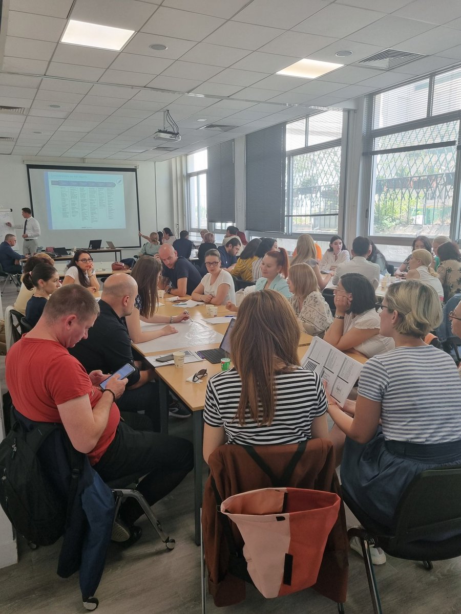 Future risks managers at work in Paris #risksmanagement #resultsorientedmanagement #eufunds
