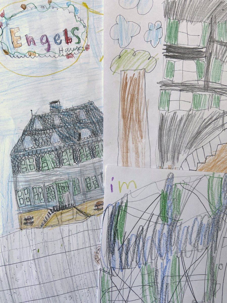 Die Gewinner stehen fest: Das sind die drei Siegerbilder des Malwettbewerbs, der vom Museum #Industriekultur #Wuppertal anlässlich des diesjährigen Internationalen Museumstags ausgerichtet wurde 🎨🥇🥈🥉 Die Kinder zeichneten das #EngelsHaus 🏠 mi-wuppertal.de/aktuelles/news…