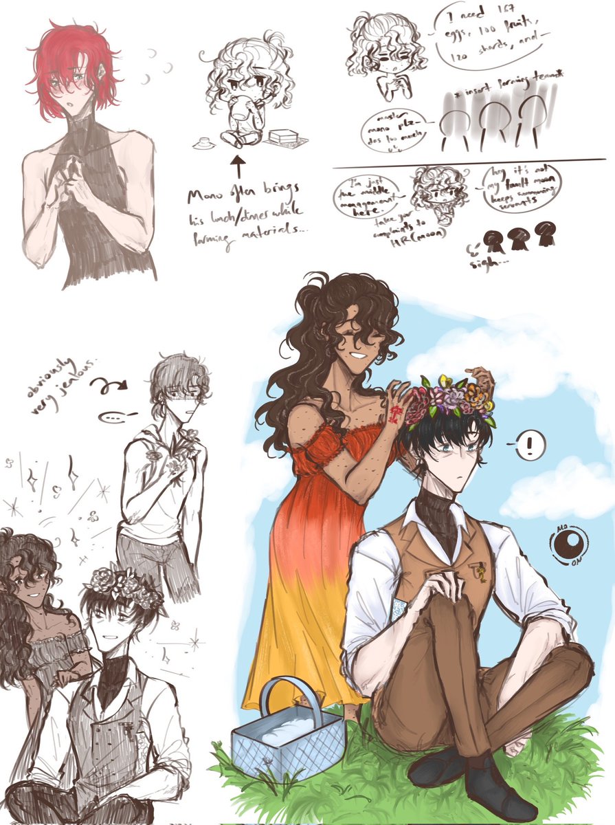 Moonitan1's tweet photo. Some stuff I've been drawing this past week
#masteroc #fanservant #illustration #sketch #comic https://t.co/tILKsWb2cO