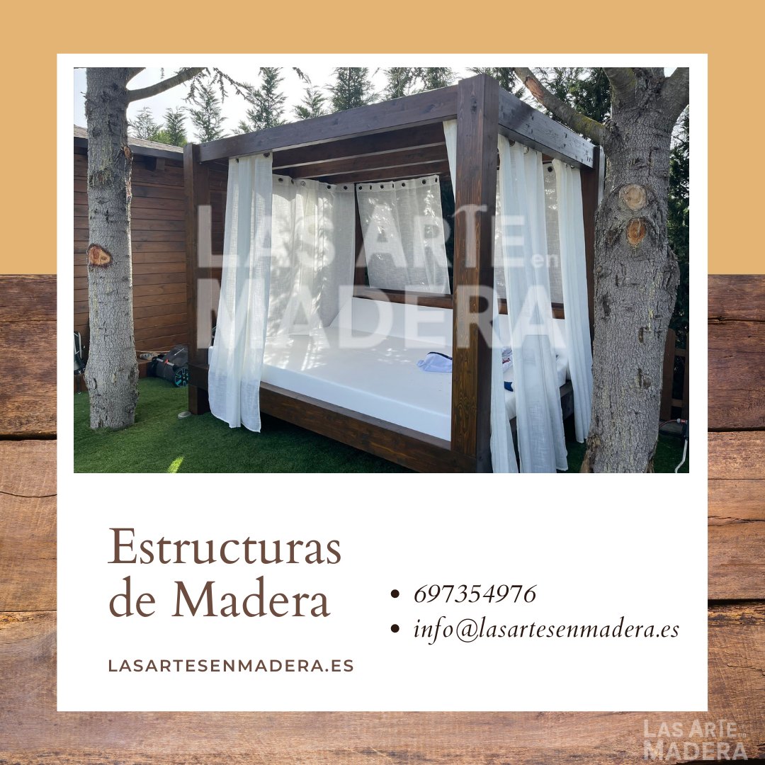 LasArteEnMadera's tweet photo. 🌜🛏 😴 Para un buen descanso no hay nada mejor que al aire libre una buena cama.

📱 697 354 976 
#lasarteenmadera #estructuras #madera #fusta #wood #barcelona #construcciones #camasdemadera #camasdeensueño #dormirfeliz #dormiragusto https://t.co/Nz9qGFgHJF