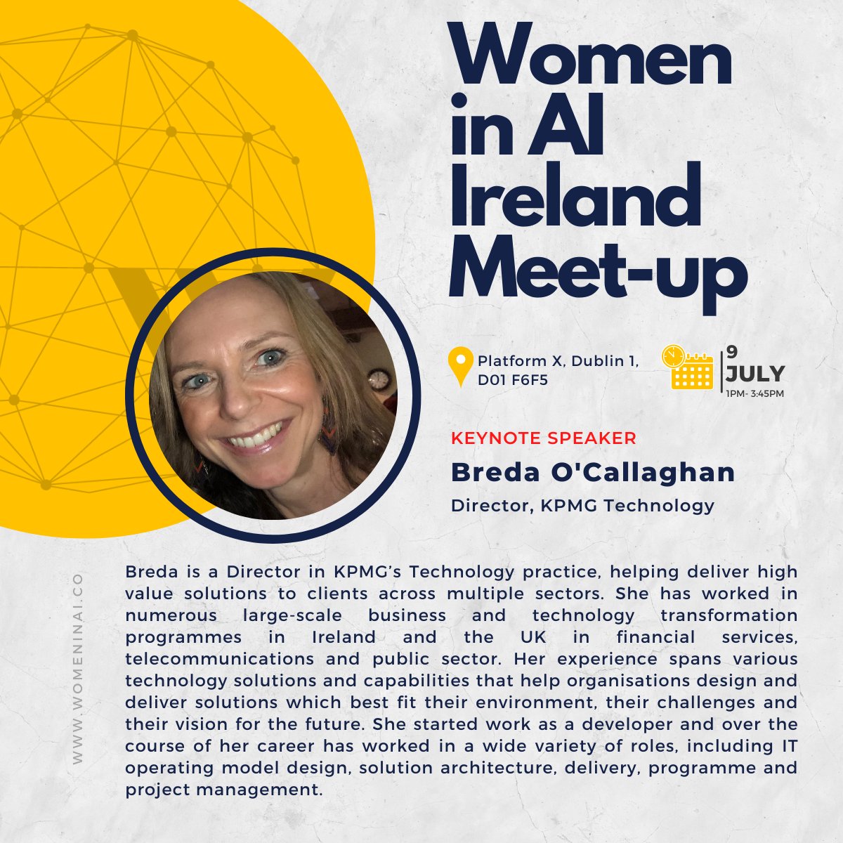 Begüm Genç McEvoy (@bgmgenc) on Twitter photo It is fantastic to see that tickets for our annual <a href="/women_in_ai/">Women in AI</a> Ireland Meetup are nearly sold-out! Only a few spots left: eventbrite.ca/e/wai-meet-up-… We will meet on 9th July at Platform X, Dublin. Looking forward to seeing everyone! #womeninai #data #meetup It is fantastic to see that tickets for our annual <a href="/women_in_ai/">Women in AI</a> Ireland Meetup are nearly sold-out! Only a few spots left: eventbrite.ca/e/wai-meet-up-… We will meet on 9th July at Platform X, Dublin. Looking forward to seeing everyone! #womeninai #data #meetup