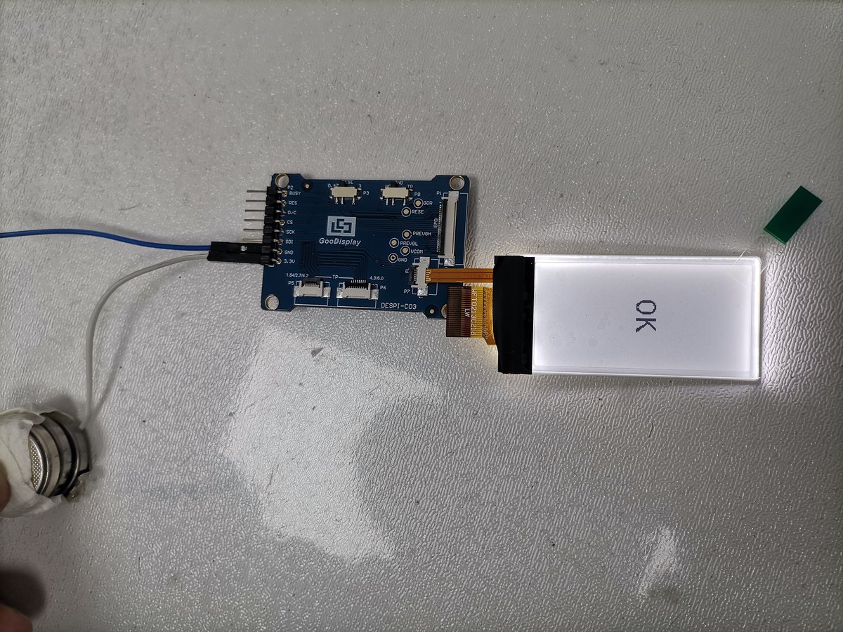 GoodDisplayCN's tweet photo. Howdy~ Hump day! NEW PRODUCT!
See 2 pcs: 1) GDEY0213B74-FL01, replacement for 2) GDEW0213T5D-FL01 (Sold Out)
Need 9V external power supply for front light panel. Welcome to contact us!!!

#GDEY0213B74 #GDEW0213T5D #SSD1680
#UC8151 #ePaper #EInk #accessories #ESL 
#adapter #SPI https://t.co/AYwYENVyGm