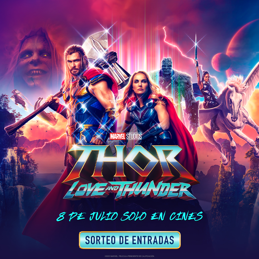 palacioprensa's tweet image. ¡SORTEO de 3 entradas dobles para ver #ThorLoveAndThunder  en #PalaciodelaPrensa! ❤⚡️

PARTICIPA 👇👇👇
Sigue a @palacioprensa + ❤ + RT + Menciona con quién te gustaría asistir a ver #ThorLoveandThunder  

Cierre sorteo viernes 8/8 a partir a las 10h