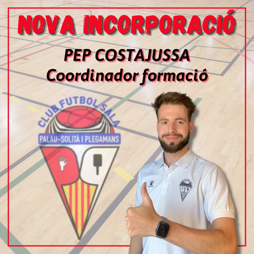 NOVA INCORPORACIÓ🚨‼️

➡️El nou coordinador de l'àrea formativa serà Pep Costajussa

Portarà a terme les tasques de coordinació en l'àrea formativa del club la propera temporada 2022/2023!💪🏻

Benvingut a aquest nou projecte i molta sort!✅