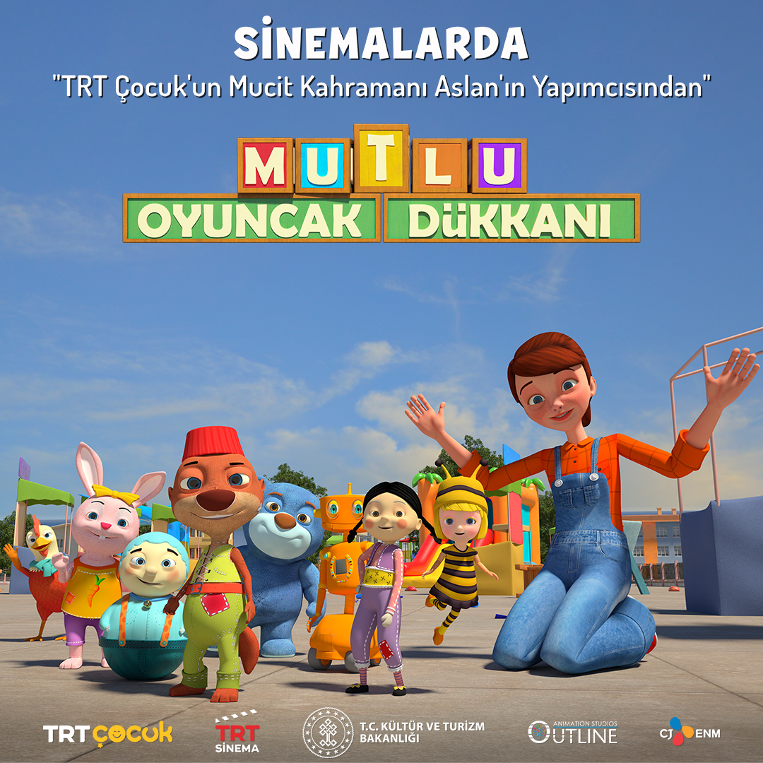 😊Yaz tatilinin keyfini hem heyecanlı hem de eğlenceli bir filmle çıkarmak ister misiniz? 🎬

💥TRT ortak yapımı "MUTLU OYUNCAK DÜKKANI" tüm Türkiye’de sinemalarda! 🍿

#MutluOyuncakDukkani #TRTÇocuk #TRTSinema #OutlineAnimationStudios