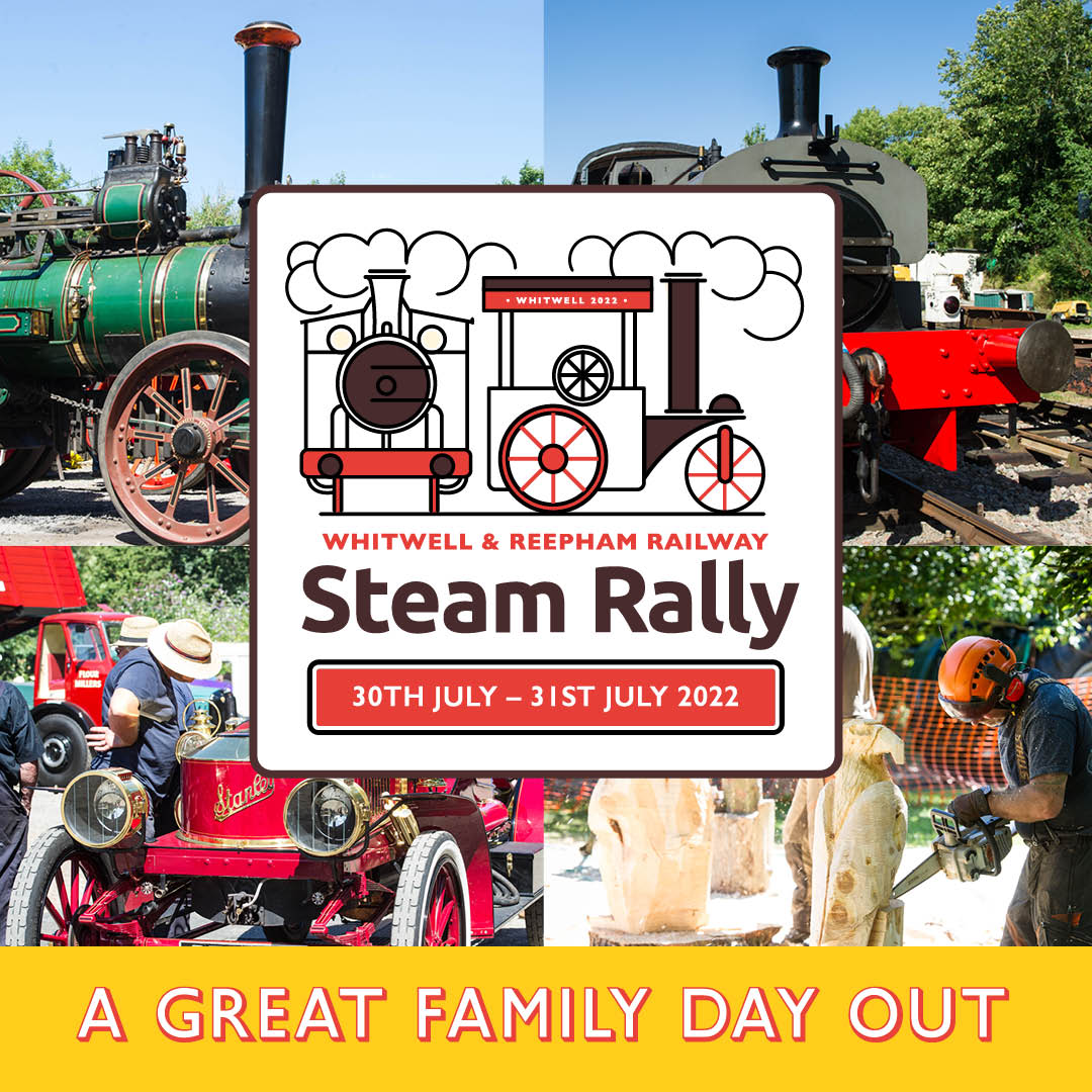 It's back! Come and join us for 2 days of family entertainment; steam train rides, drive our diesel train, working steam engine displays, classic cars, vintage tractors, live entertainment, licensed bar, cafe and more! Discounted advance tickets here whitwellstation.com/steam-rally-20…