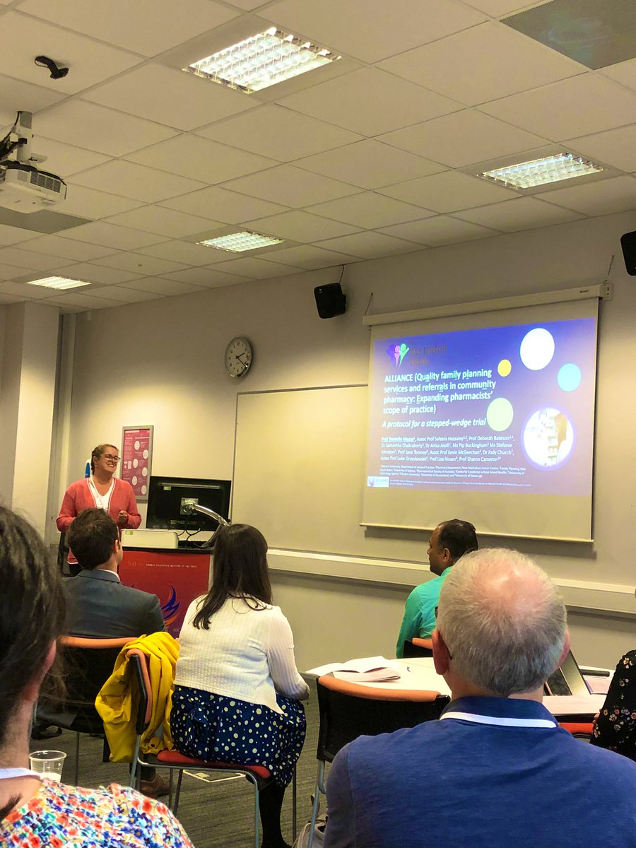 Our very own HOD @Danielle_Mazza presenting on the ALLIANCE Trial. Very nice to see members of our department present internationally @sapcacuk #sapcasm @Monash_SPHPM @MonashUni