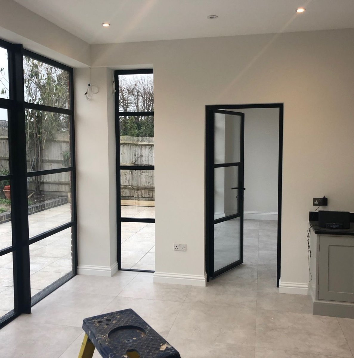 Our slimline HALO E Aluminium Door system is a great alternative to costly steel doors. The same industrial or heritage look can be achieved but with far superior thermal values and delivery times.

The HALO External system provides the ideal solution for modern Uber designs