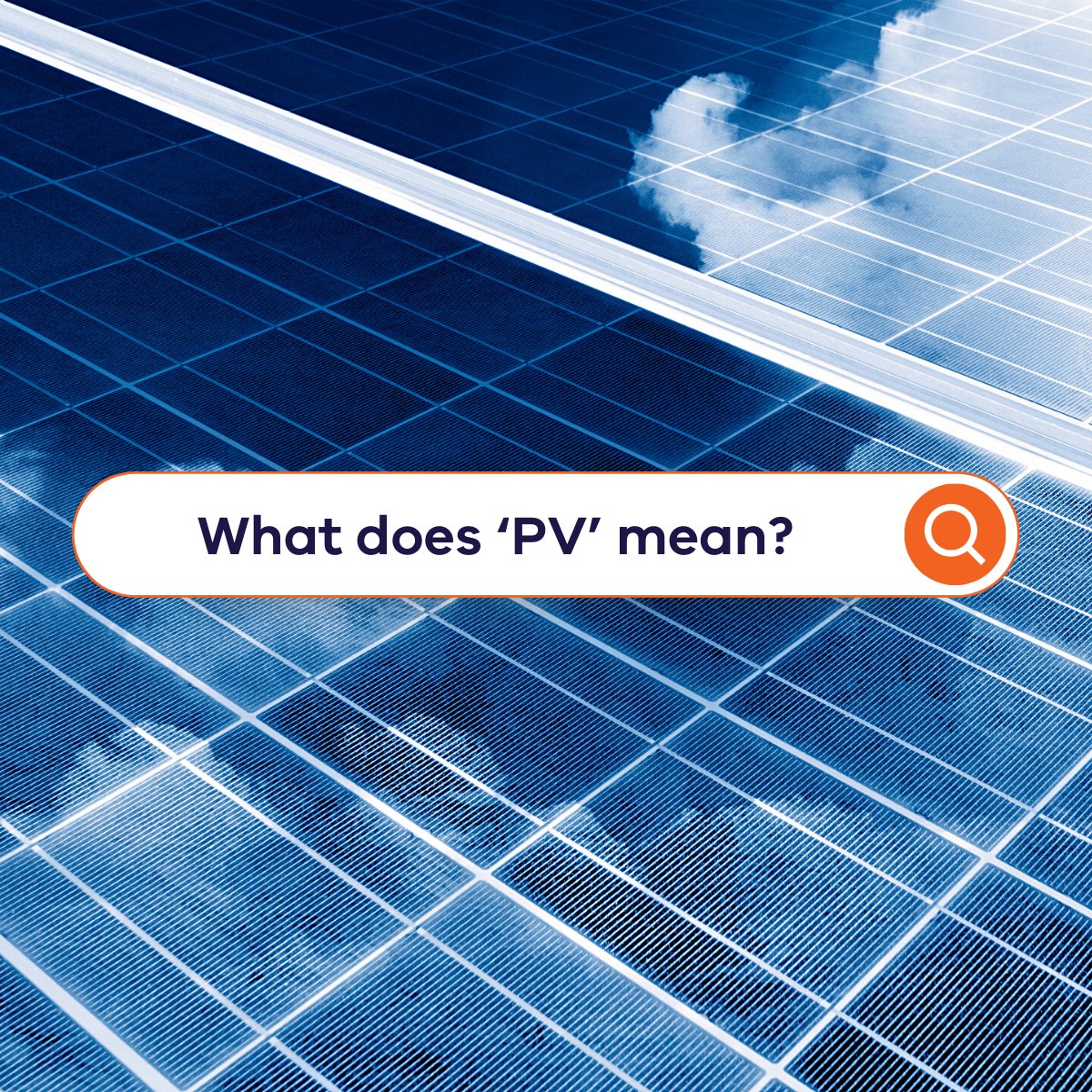 Solar Victoria on Twitter "You may have heard the term solar ‘PV’, but