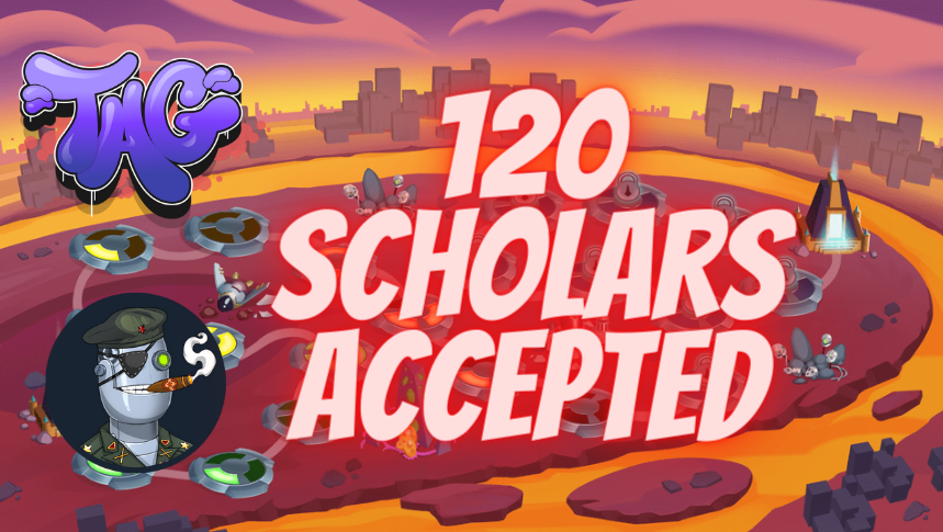 TAGInkOfficial's tweet photo. @TAGuildOfficial has accepted 120 @REBEL_BOTS  scholars to play @XOILWARS 

Individual scholar announcements to be posted soon.

Still more places available!

Apply here: https://t.co/TRYHmIeYJl https://t.co/LWmZEAGUN7