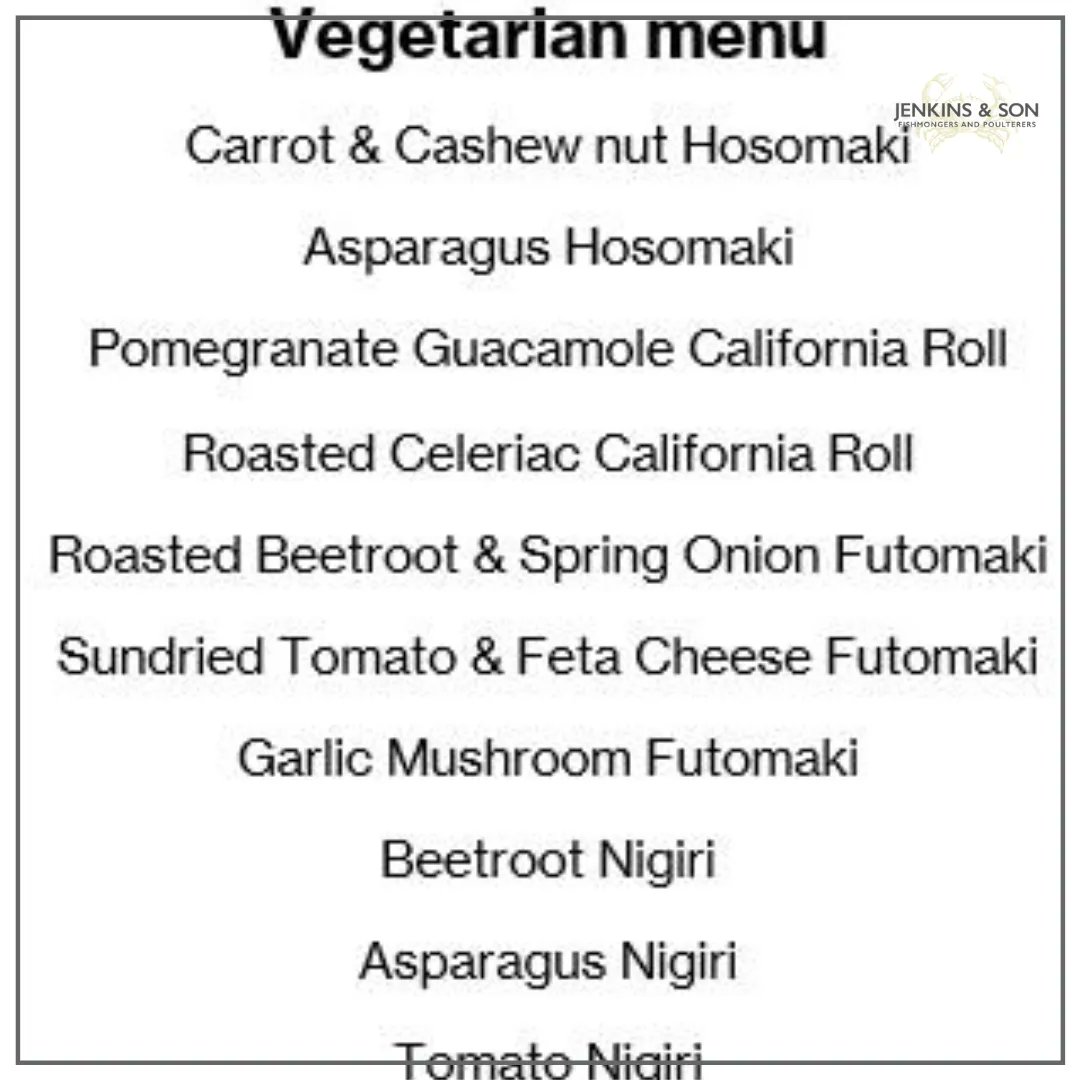 🍣 A reminder that our sushi event takes place TOMORROW (Thursday 7th).

For just £16.99, you'll get 14 handmade pieces of beautiful sushi - choose yours now from our menu ⬇️