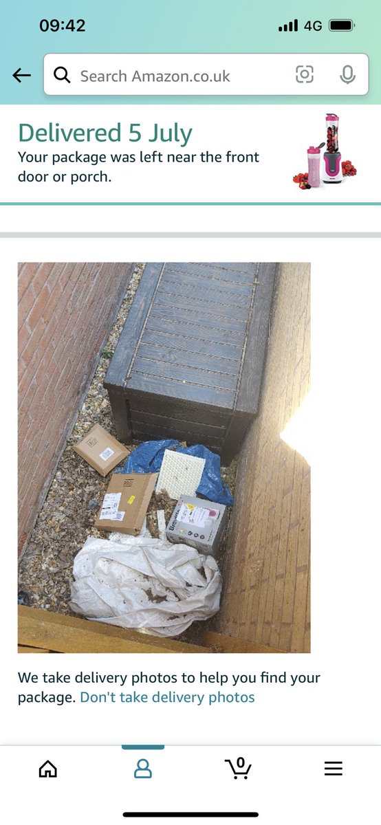 This is not what I would call a front door or porch <a href="/amazon/">Amazon</a> and it’s not even my back garden!