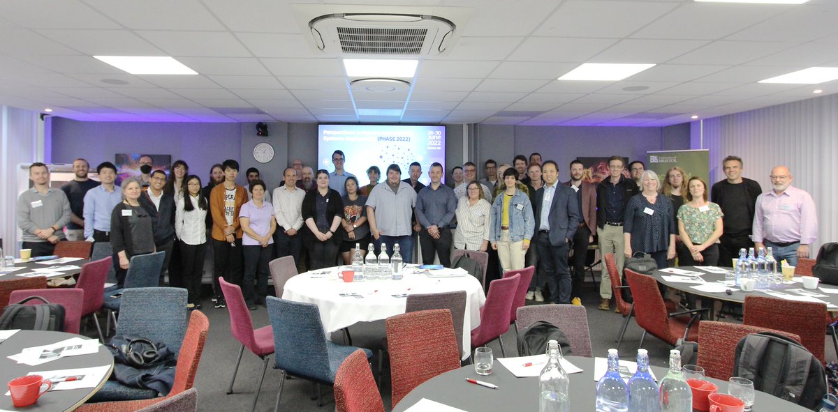 We were delighted to host the #PHASE2022 in-person symposium last week! Thanks to all our presenters & participants who travelled to Bristol from far & wide to share exciting insights into the research & applications of hybrid autonomous systems phase2022.org