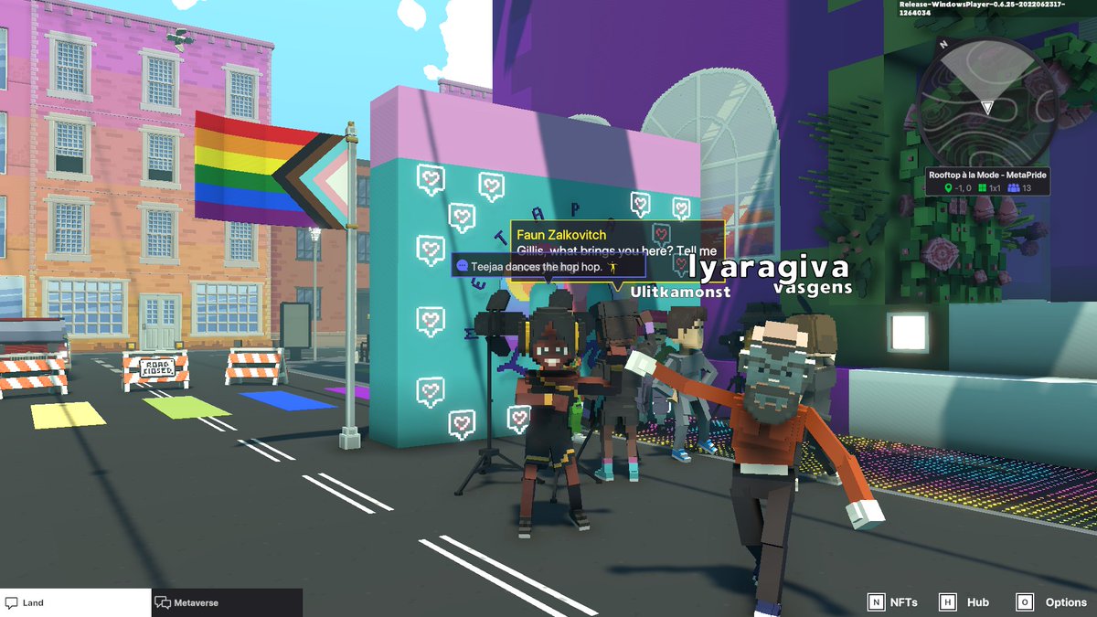 Teeja08402210's tweet photo. @TheSandboxGame @METAPRIDELAND I just participated in the #BelongingWeek contest for a chance to win a Progress Flag NFT! Check out my screenshot below!
👇 https://t.co/vMrtNnWxNB
