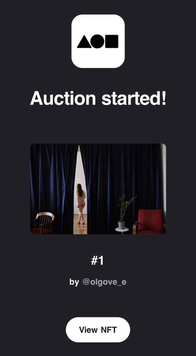 olgove_e's tweet photo. Wait what? Really?
I’ve been so busy this days, that I haven’t time for Twitter and my art either. Today I’ve decided to check my email and what I’ve seen?! My only one #nft from collection “Body language” on the auction. Thank you @griegergmbh for it! You made my day🥹🤍 https://t.co/YpvqJL1Nd1