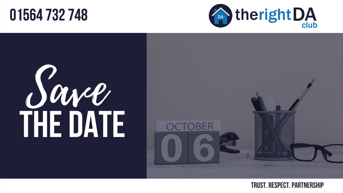 therightdaclub's tweet photo. Our National Training Event is back October 6th 2022. 

Save the date for a fantastic day full of networking, CPD opportunities and laughs (yes, laughs!) 

Keep your eyes peeled for more information over the upcoming months 👀 https://t.co/1wJtWbdkk4