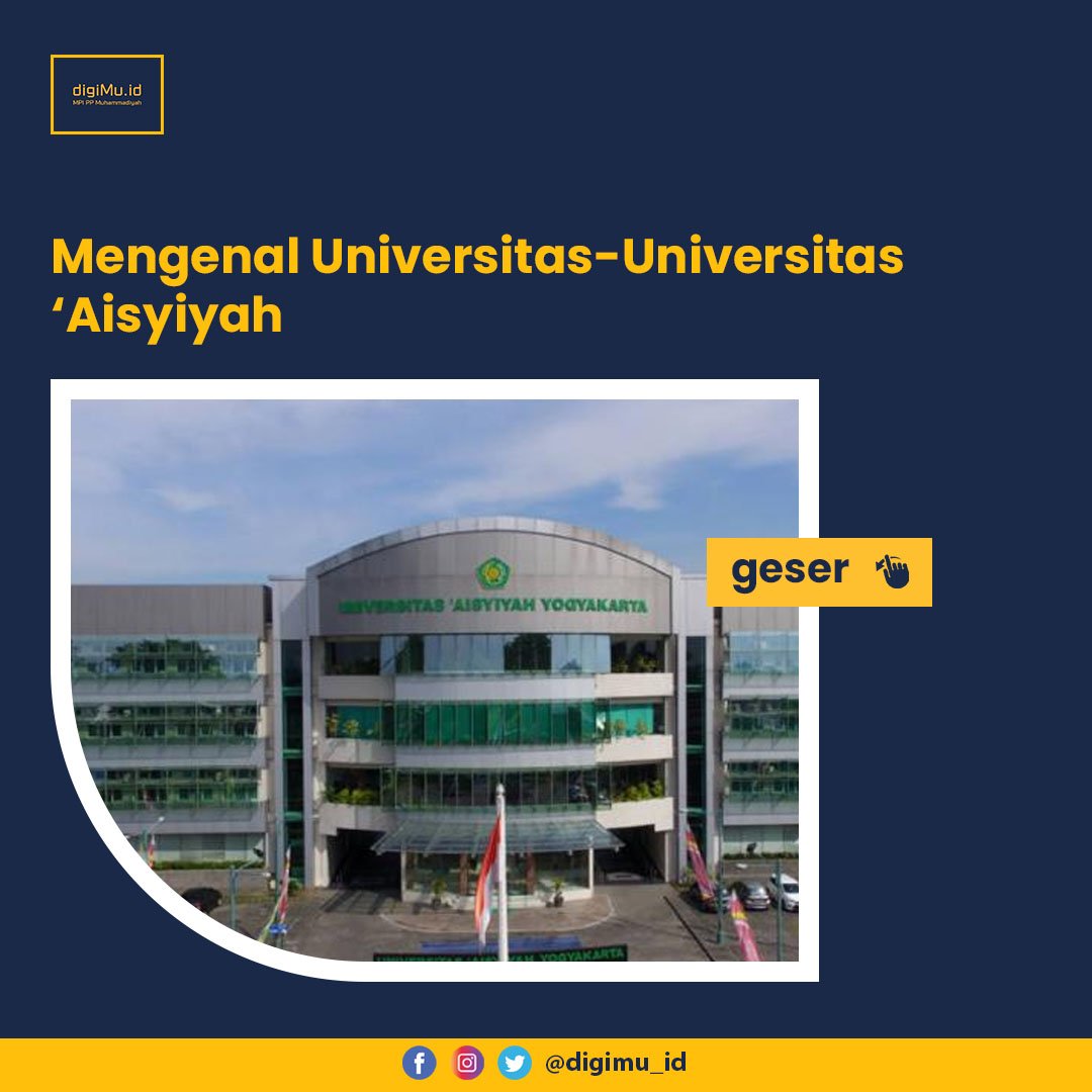 digimu_id's tweet photo. Daftar perguruan tinggi Aisyiyah. 

#Muhammadiyah #Aisyiyah #DigimuID https://t.co/zGmiwvrVmE