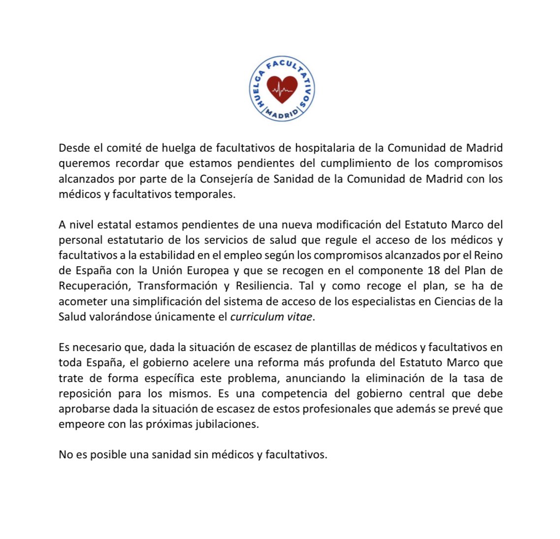 HuelgaFacultativosMadrid tweet media