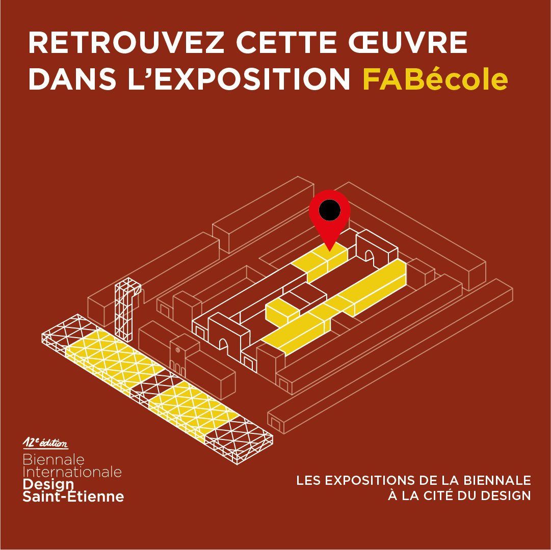 BiennaleDesign's tweet image. 🙋‍♂️ Découvrez les coups de cœur de la Biennale, des anecdotes les plus passionnantes aux visuels les plus intriguants, découvrez les expositions de la #BiennaleDesign2022.

👉 Cette installation est à retrouver dans l’exposition &quot;FABécole&quot; : biennale-design.com/saint-etienne/…