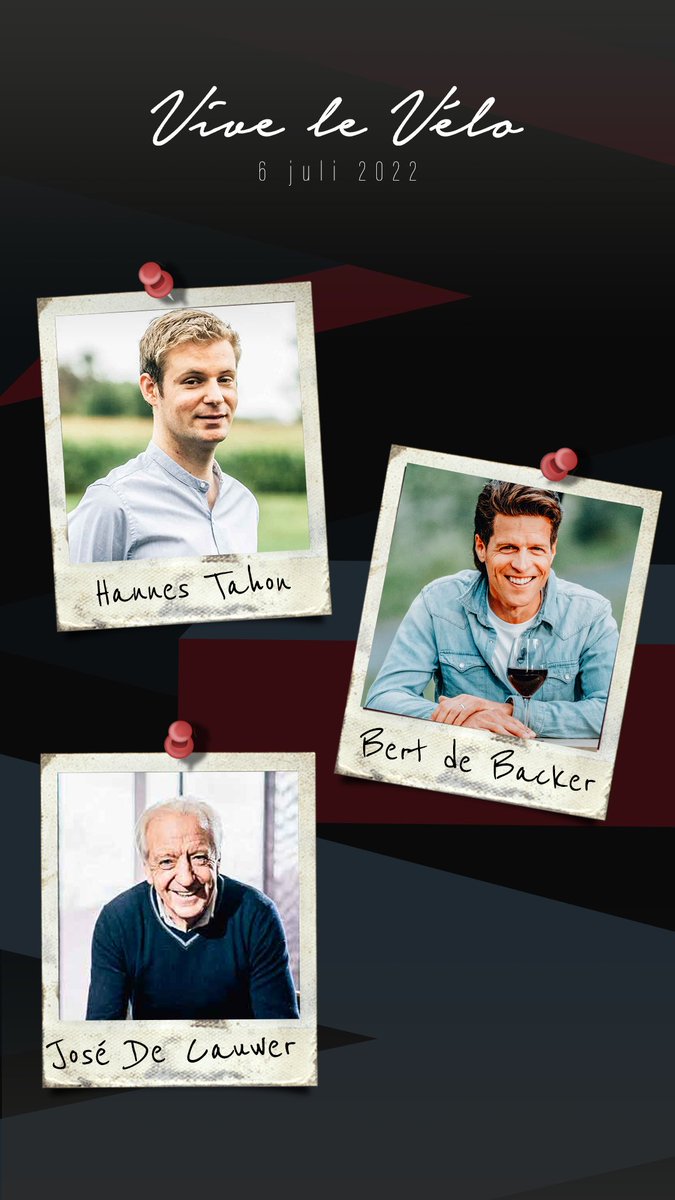 Vanavond krijgen we het TV-debuut van de rechterhand van <a href="/josedecauwer/">José De Cauwer</a> &amp; <a href="/wielerman/">Renaat Schotte</a>: <a href="/HannesTahon/">Hannes Tahon</a>! 🤩 #ViveleVélo