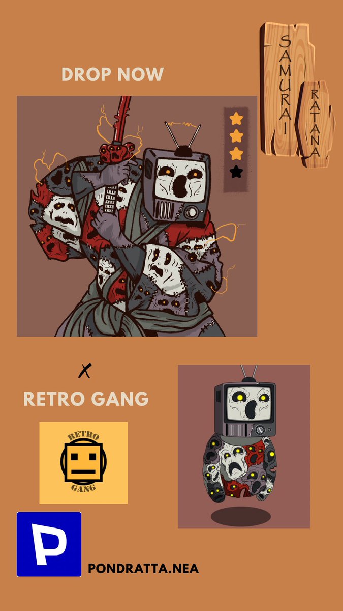 ratta_pond's tweet image. New drop 
Samurai Ratana x RETRO GANG

Market : Samurai Ratana 
paras.id/pondratta.near…

Market : RETRO GANG 
paras.id/collection/ret…
#paras #near #parasnft #NFTCommumity #NFTTHAILAND #samurai #samurairatana