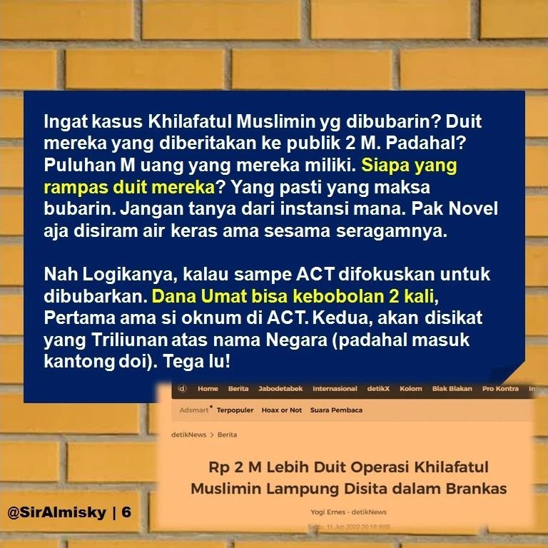IndahSa64696712's tweet photo. Yayasan aksi cepat tanggap #KamiPercayaACT https://t.co/0ntenB79n3