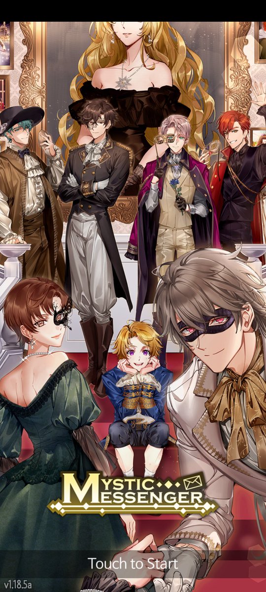 vulturene's tweet photo. // MYSTIC MESSENGER 

GUYS????? THEY LOOK SO PRETTY OMG LOOK AT JEAHEE?!?!?! BRO AND RIKA BEHIND?? 707 WITHOUT GLASSES AGAIN?? THEY ALL LOOK SO MATURE LMAO (expect Yoosung /j)
pov: met gala never SLAYED https://t.co/UuZwhwB6OD