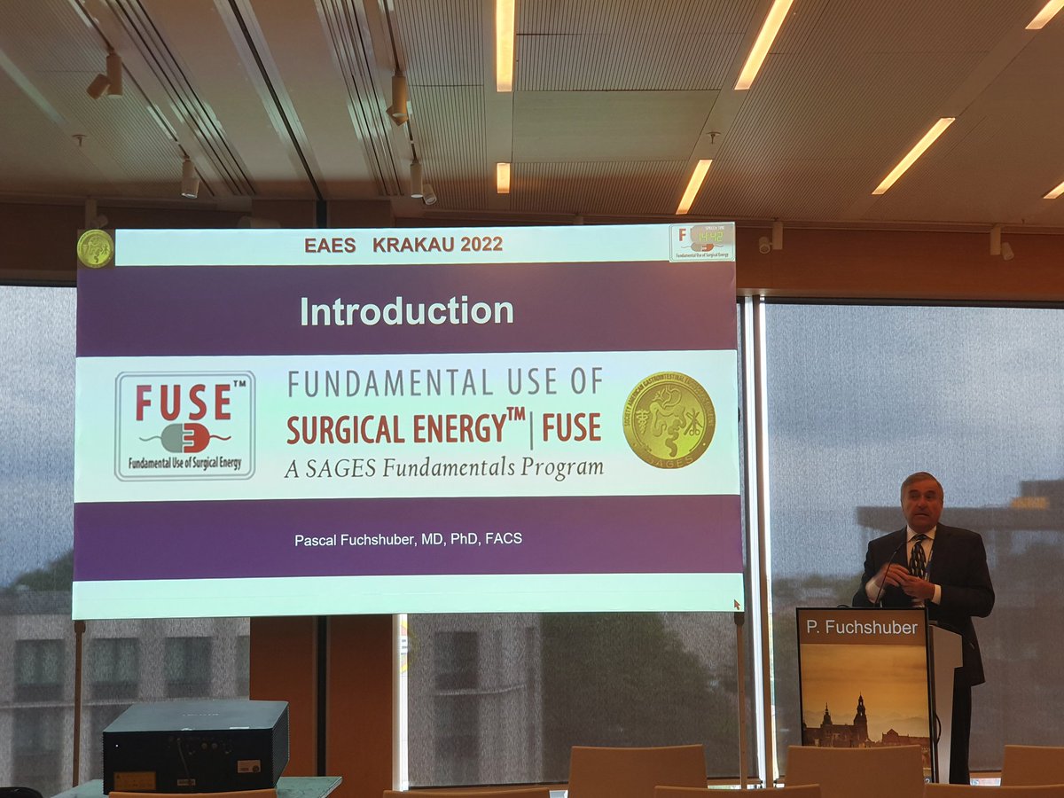 Switching sessions between two of my favourite subjects in surgery - fluorescence guided surgery &amp; electrosurgery at #EAES2022

Prof. Luigi Boni <a href="/bonichir/">Luigi Boni</a> 
Prof. Pascal Fuchshuber <a href="/SAGES_Updates/">SAGES is in Tampa in 2026!</a>
