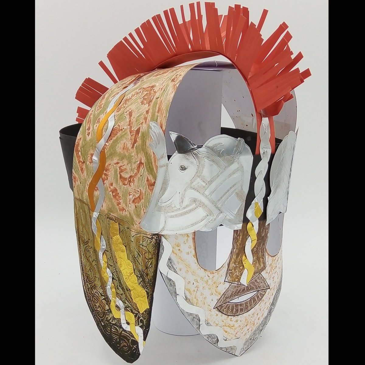 PotteriesMuseum's tweet image. Make your own Anglo-Saxon Helmet decorated with designs inspired by the Hoard on Sat 16 July. £3 Children must be accompanied by an adult. 10.30- 12noon &amp;amp; 1 – 3pm

#HoardReimagined @SOTCityCouncil @VisitStoke #SeeTheDifference #BackToMuseums @archaeologyuk #festivalofarchaeology