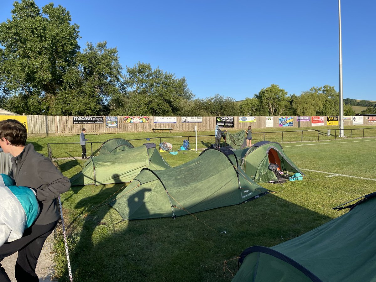 sam8matthews's tweet photo. Huge thanks to @MillbrookAFC for allowing us to camp and use their facilities for @StJosephsSch students during their @DofE bronze expedition @DofESouthWest https://t.co/EUyrpNjzRp