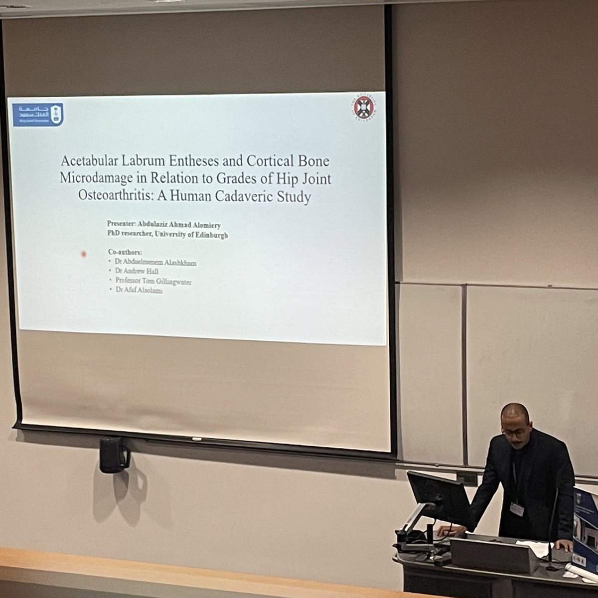 Well done to <a href="/AnatomyatEd/">Anatomy@Edinburgh</a> PhD student Abdulaziz on his great presentation! #enthesis #anatsocwinter21