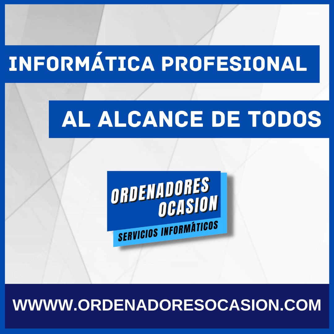 ocasion_pc's tweet photo. En Ordenadores Ocasión, tenemos portátiles y equipos con características para todos los gustos y necesidades.  ¡Primeras marcas a precios de escándalo!
➡️ https://t.co/kpwk5ZWEOh
 📞 949 02 83 33
 📲 605 59 35 98
 📲 633 65 98 75

#ordenadores #tiendaonline #portatiles #España https://t.co/sMx6XsMIFr
