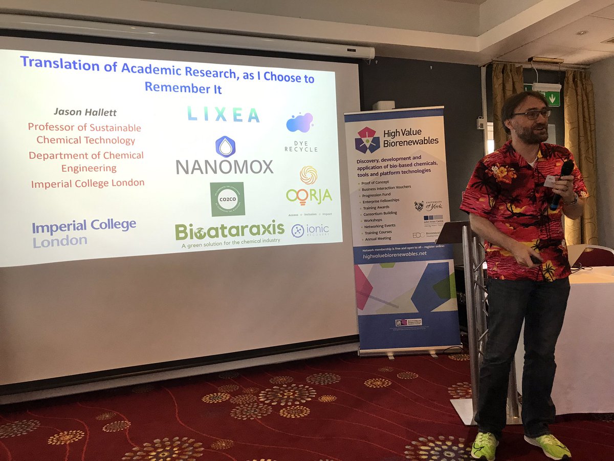 Final speaker for our morning session is Jason Hallett from <a href="/imperialcollege/">Imperial College London</a> and <a href="/LixeaNews/">Lixea</a> talking about translation of academic research